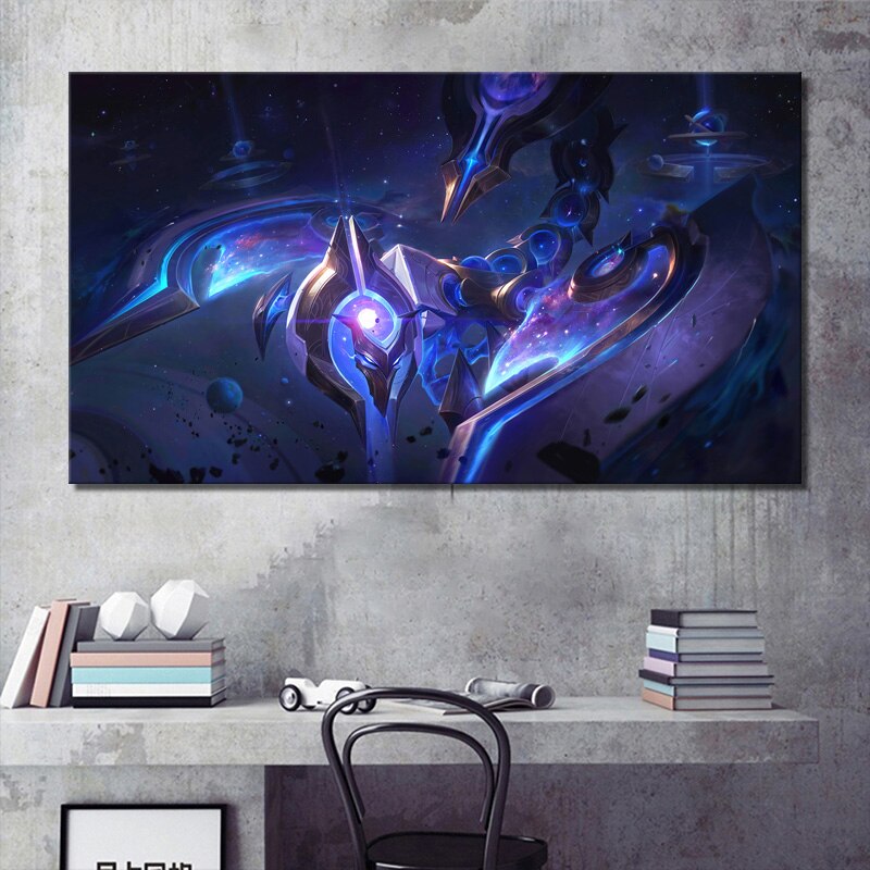 "Dark Star"  Anivia Varus Lissandra Illaoi Nami Skarner Vladimir Poster - Canvas Painting - League of Legends Fan Store