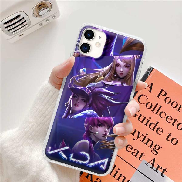 Collection  1League Legends LOL Kda Case For Apple iPhone 12 11 Pro Max XS X XR 7 8 6 6S Plus 5 5S SE 2020 Clear Soft Phone Coque Shell - League of Legends Fan Store