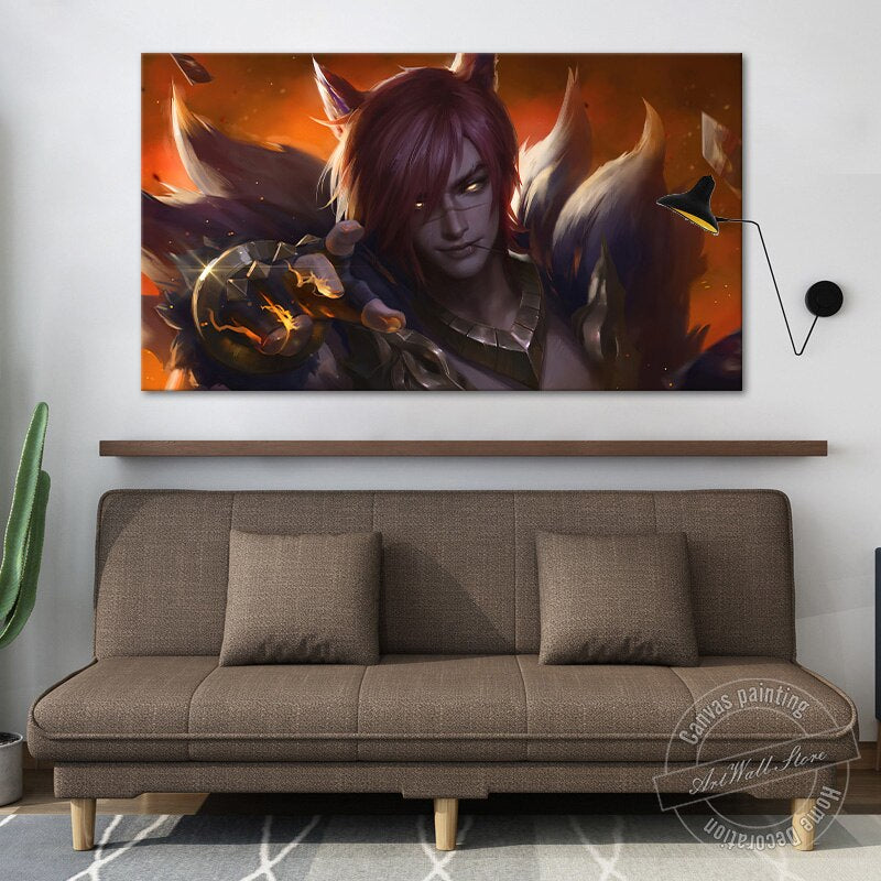 Sett "The Boss" Poster - Canvas Painting - League of Legends Fan Store