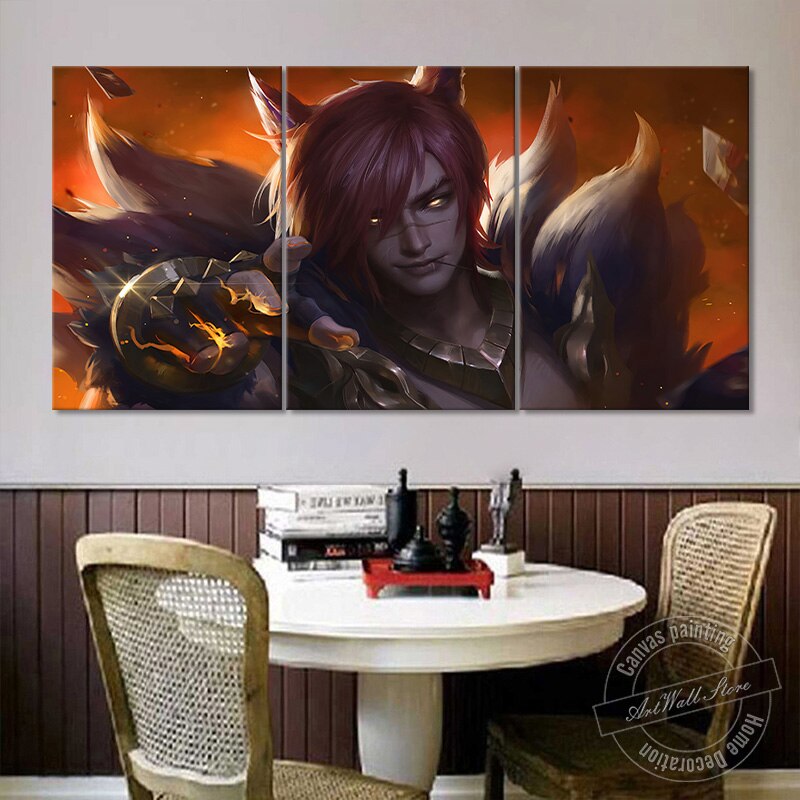 Sett  "The Boss" Poster - Canvas Painting 2 - League of Legends Fan Store