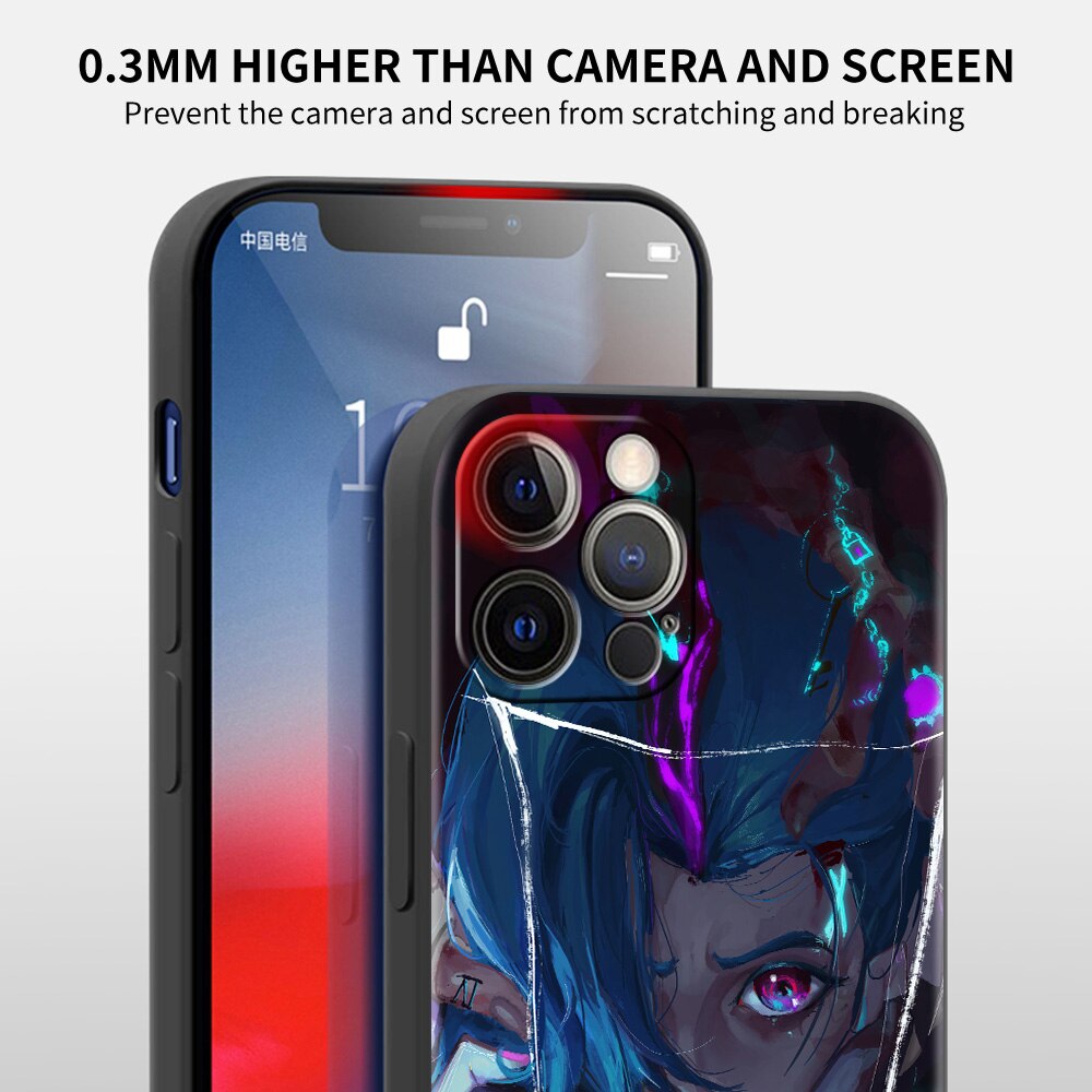 Collection 2 Case For Apple iPhone 11 13 Pro Max 12 Mini XR SE 2020 7 8 Plus X XS Phone Cover 6 6S 5 5S Silicone Shell Arcane Hot Anime Funda - League of Legends Fan Store