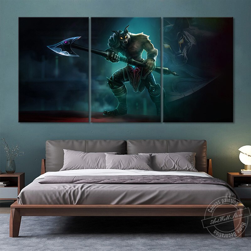 "Dreadknight" Nasus Poster - Canvas Painting - League of Legends Fan Store