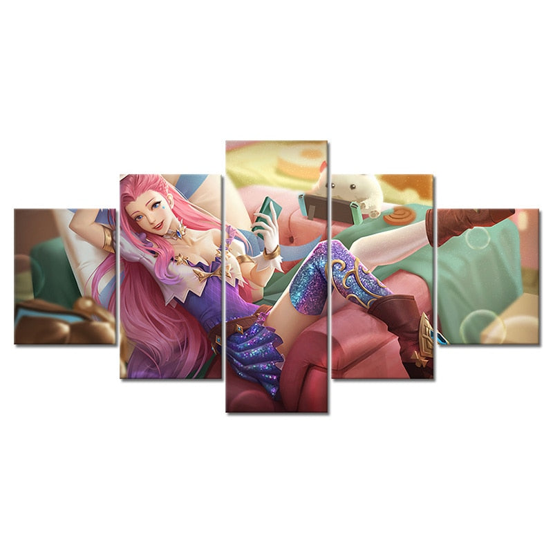 Seraphine Poster - Canvas Painting 2 - League of Legends Fan Store