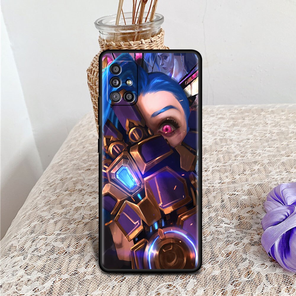 Collection 1 Arcane Hot Anime Case For Samsung Galaxy A12 A51 A21s A71 A52 A32 A31 A52s A41 A13 A02s A42 A72 A22 A11 A01 TPU Phone Cover Capa - League of Legends Fan Store