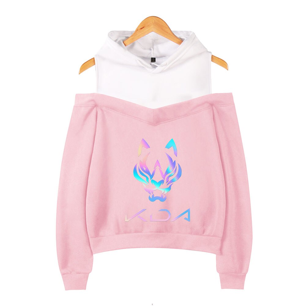 K/DA The Baddest Off-Shoulder Hoodies Collection - League of Legends Fan Store