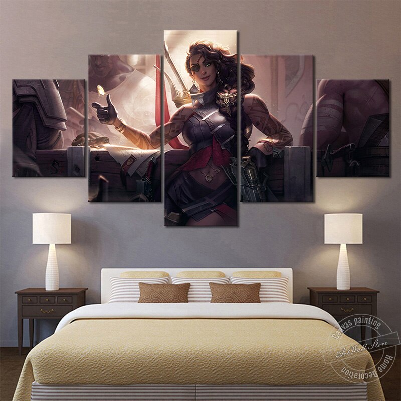 "The Desert Rose" Samira Poster - Canvas Painting - League of Legends Fan Store