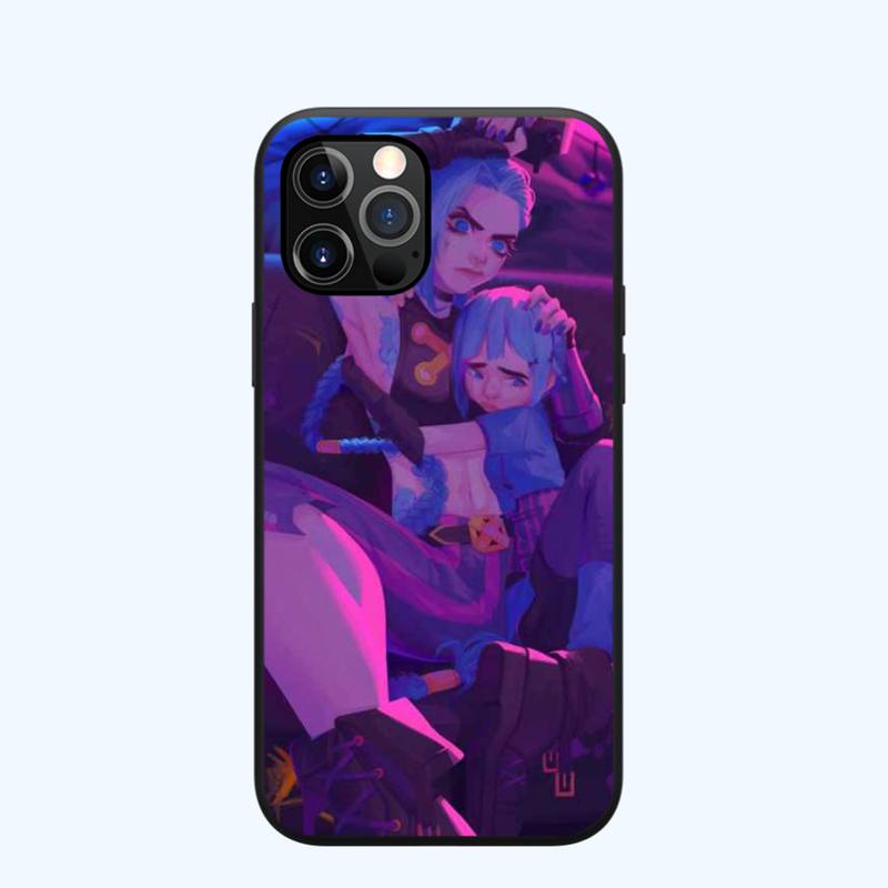 Collection 2 Arcane jinx Phone Case for iPhone 13 12 11 mini pro XS MAX XR 8 7 6 6S Plus X 5S SE 2020 - League of Legends Fan Store