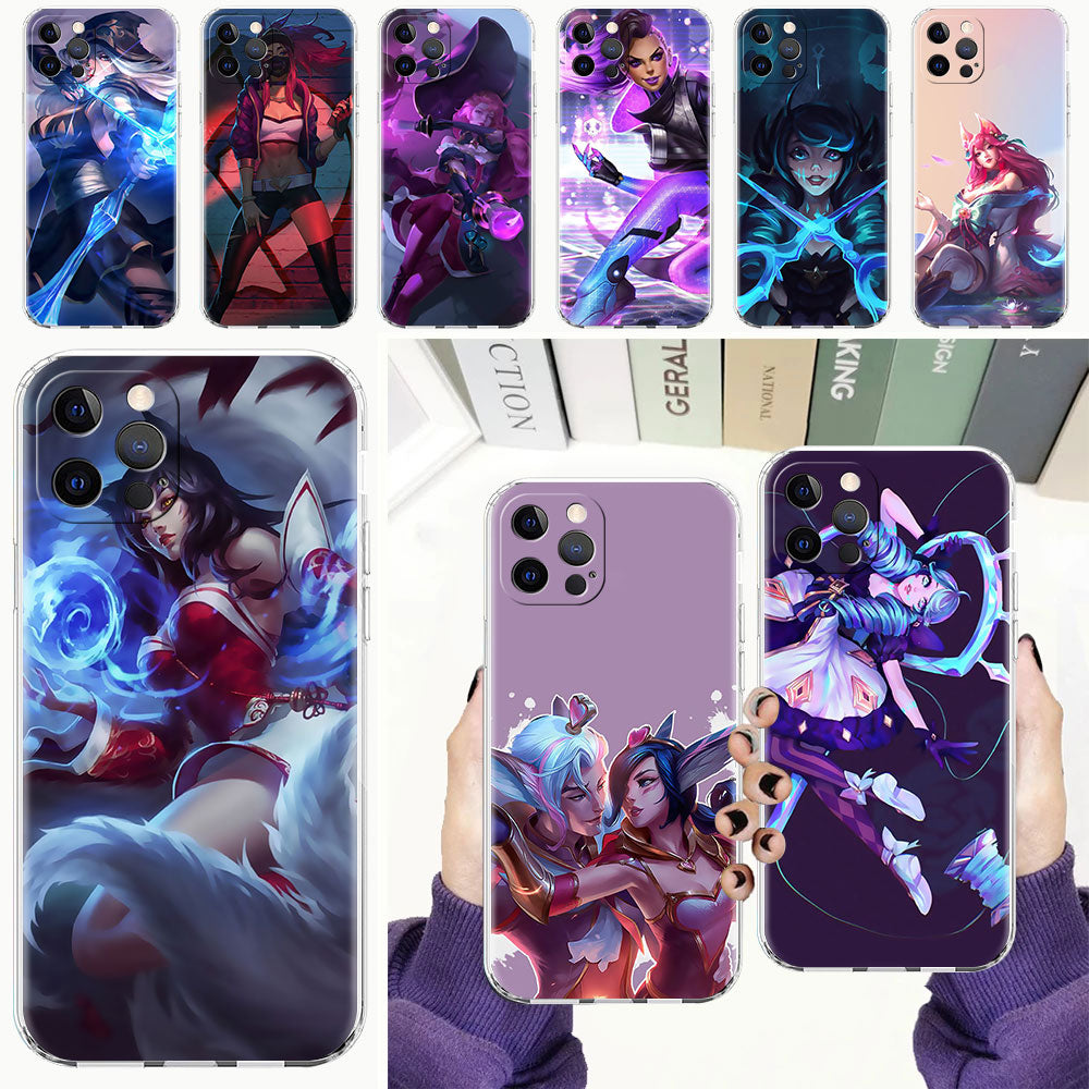 Collection 2 Transparent Clear Phone Case for Apple iPhone 13 Mini 13 Pro Max 11 12 7 Plus XR 6 6S 8 SE Soft Cover Game League Of Legends Lol - League of Legends Fan Store