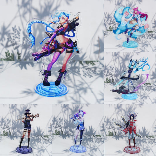 Jinx Gwen Ahri Zoe Ezreal Lulu Irelia Kassadin Caitlyn Acrylic Stand Model - League of Legends Fan Store