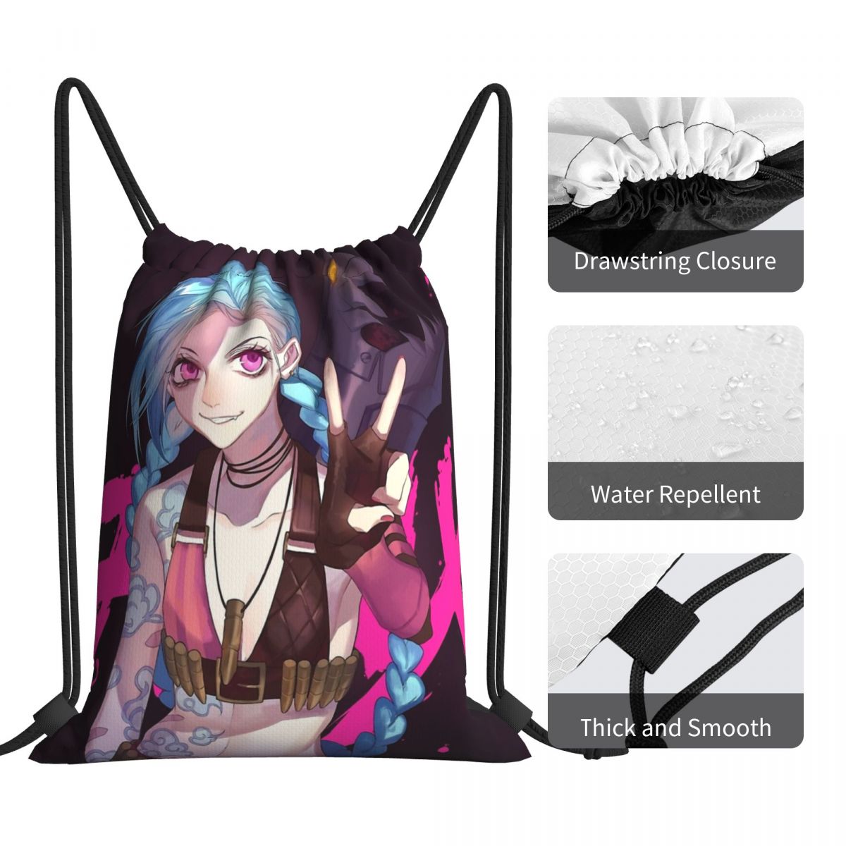 Jinx Arcane Backpack 2 - League of Legends Fan Store