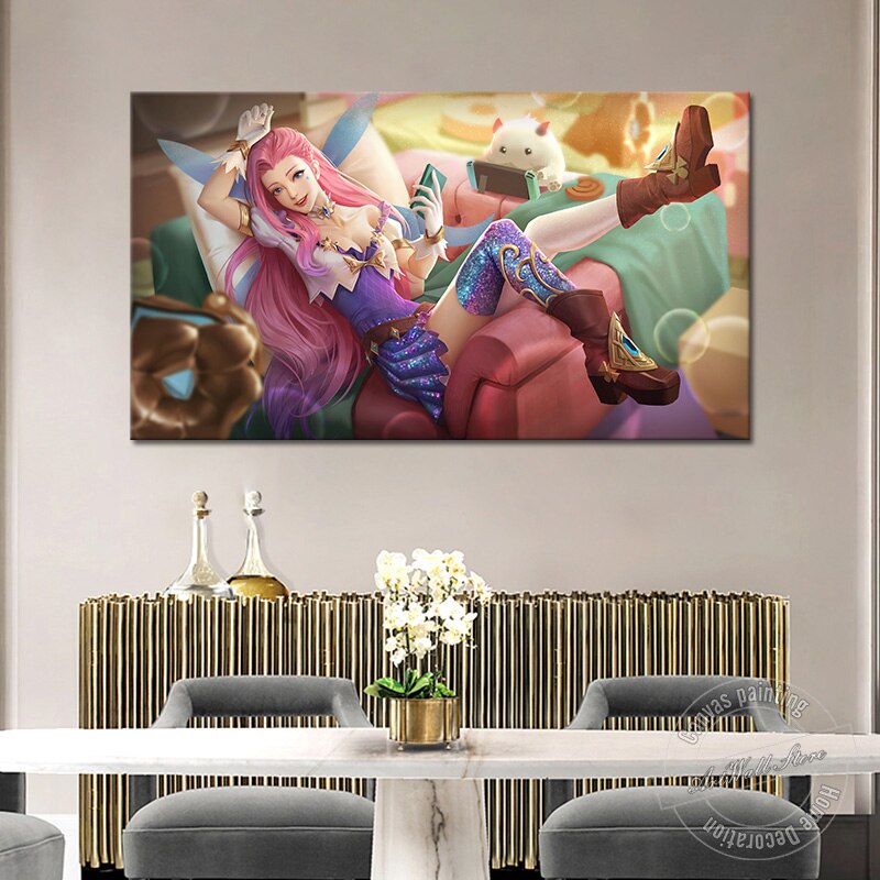 Seraphine Poster - Canvas Painting 2 - League of Legends Fan Store