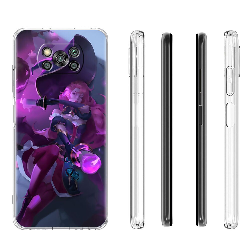 Transparent Soft Phone Case for Xiaomi Mi Poco X3 NFC X3 Pro 5G X3 GT X2 F3 Pocophone F1 Cover Clear Bag Game League Of Legends - League of Legends Fan Store