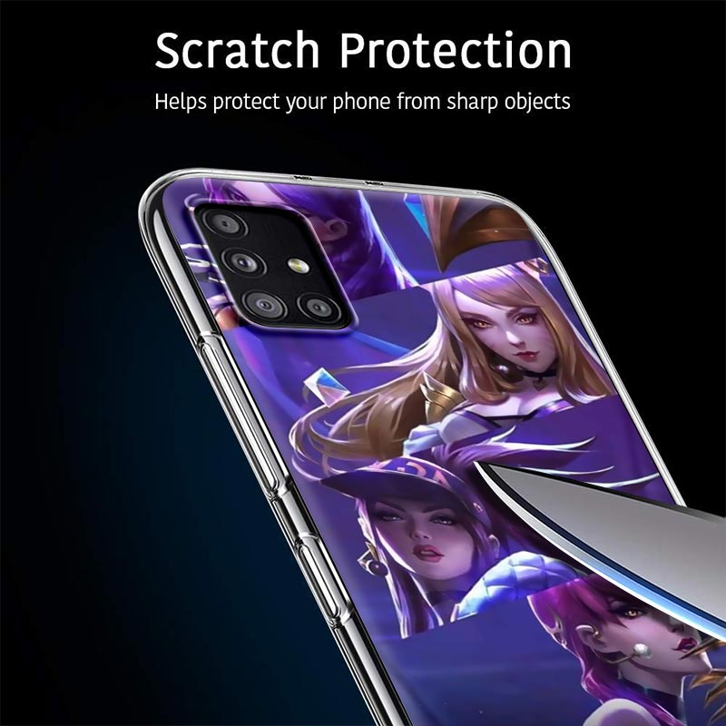 Collection 1 League Legends LOL Kda Case For Samsung Galaxy A51 A71 A41 A42 5G A31 A21 A01 M51 M21 M11 Clear Soft Phone Coque Shell - League of Legends Fan Store