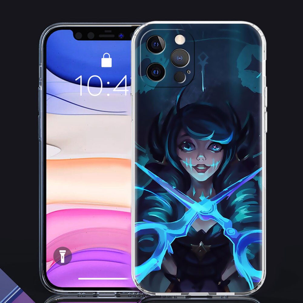 Collection 2 Transparent Clear Phone Case for Apple iPhone 13 Mini 13 Pro Max 11 12 7 Plus XR 6 6S 8 SE Soft Cover Game League Of Legends Lol - League of Legends Fan Store