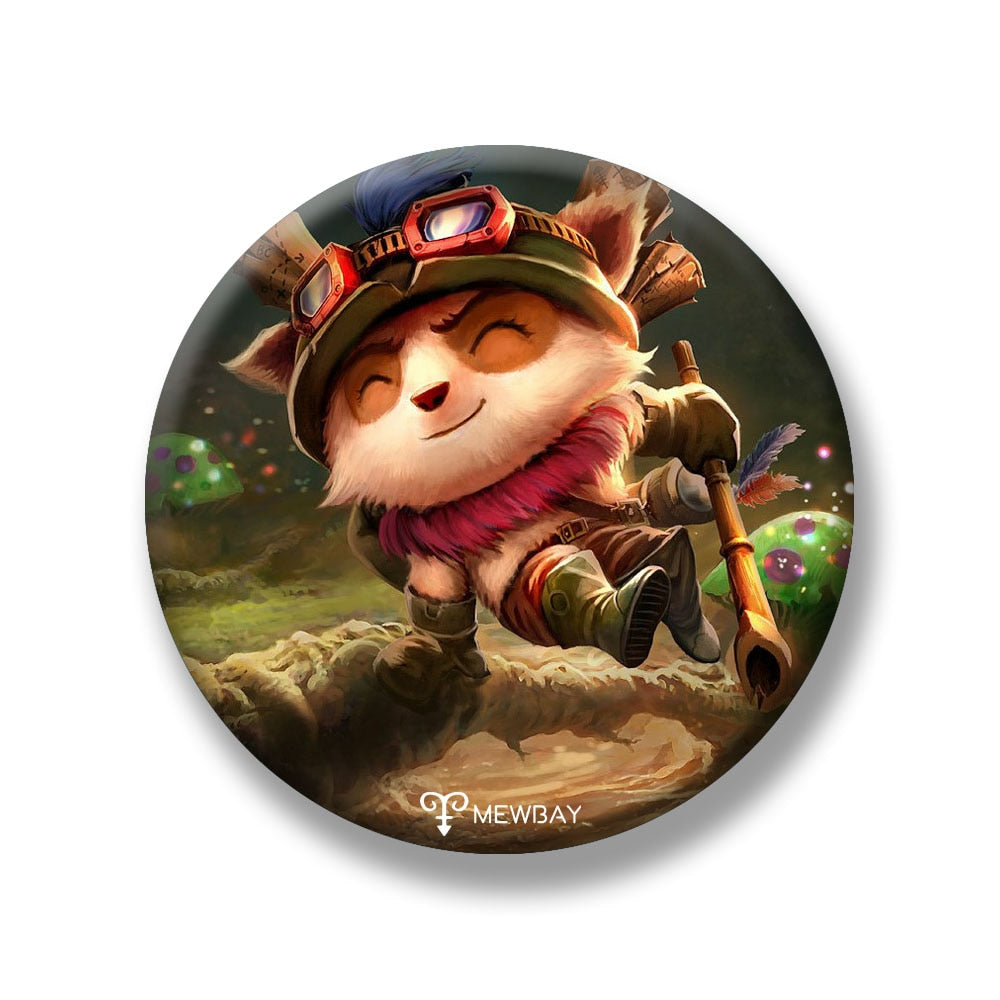 League of Legends Champions Badge - Brooch Collection - League of Legends Fan Store