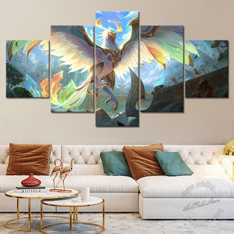 "Divine Phoenix" Anivia Poster - Canvas Painting - League of Legends Fan Store