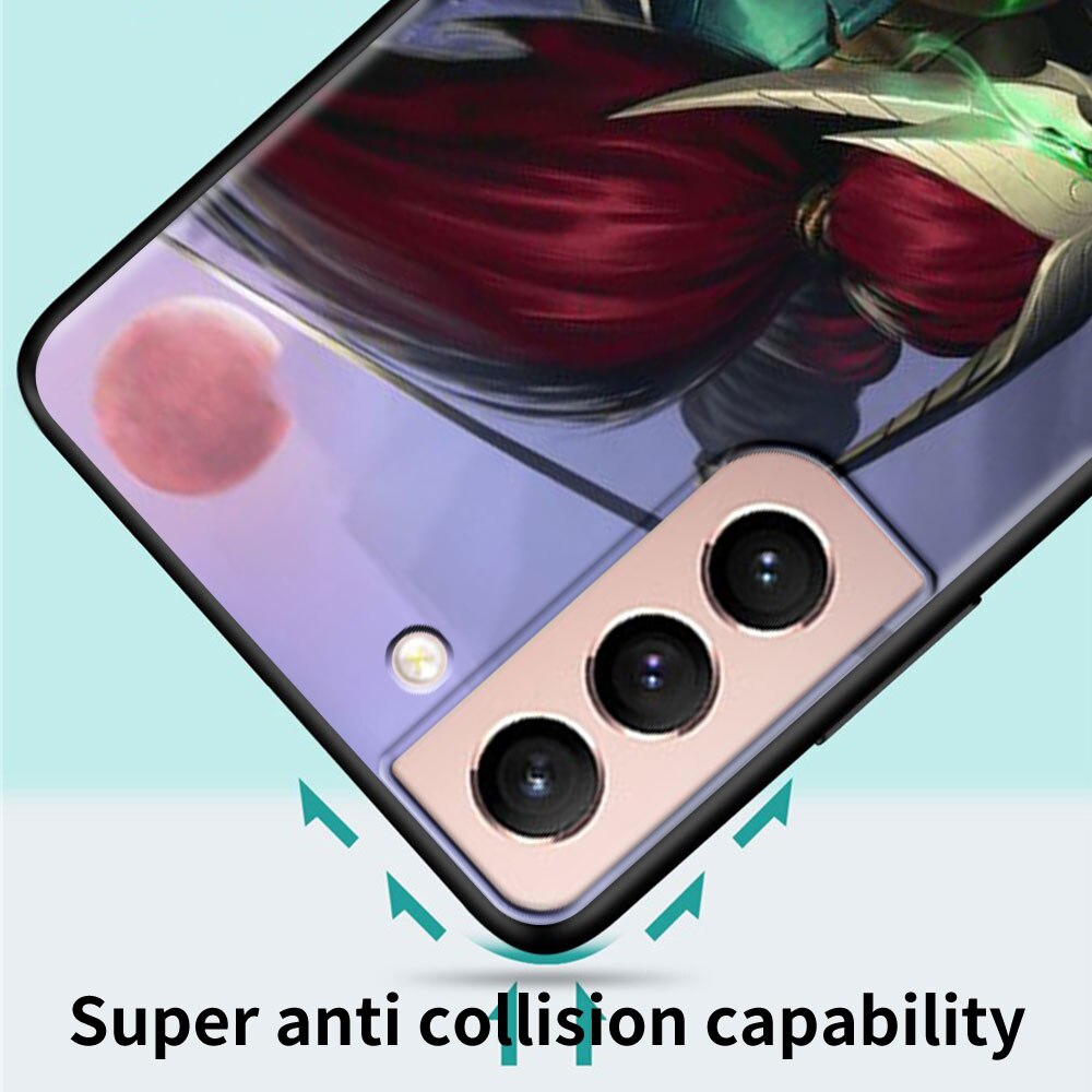 Collection 1 League Of Legends Lol Silicone Phone Case for Samsung Galaxy S20 FE S21 Ultra S10 Lite S9 S8 Plus S7 Edge Cases S21 FE Cover Bag - League of Legends Fan Store