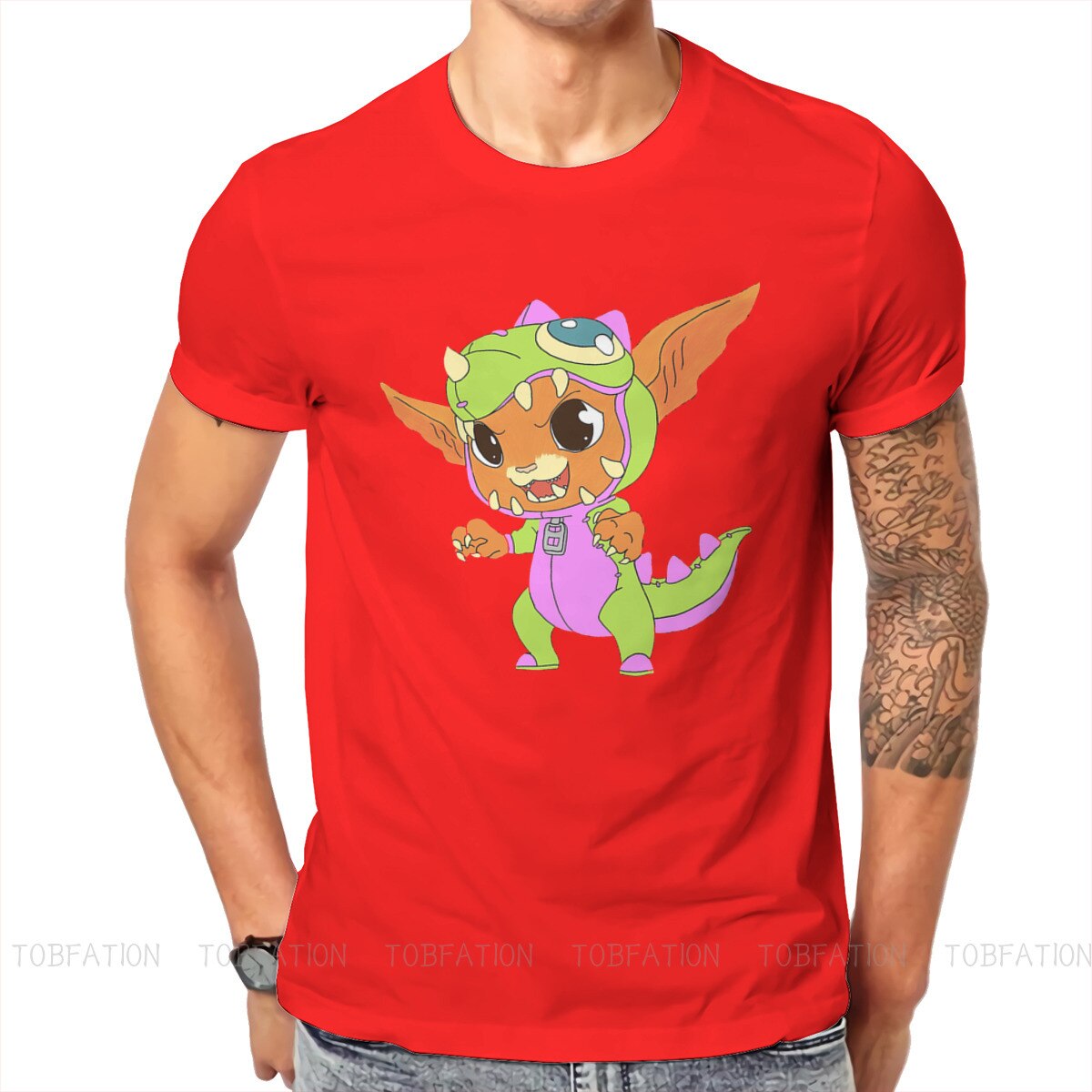 Dino Gnar Fashion T-Shirts - League of Legends Fan Store