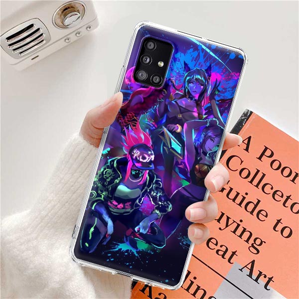 Collection 1 League Legends LOL Kda Case For Samsung Galaxy A51 A71 A41 A42 5G A31 A21 A01 M51 M21 M11 Clear Soft Phone Coque Shell - League of Legends Fan Store