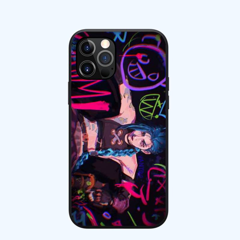 Collection 2 Arcane jinx Phone Case for iPhone 13 12 11 mini pro XS MAX XR 8 7 6 6S Plus X 5S SE 2020 - League of Legends Fan Store