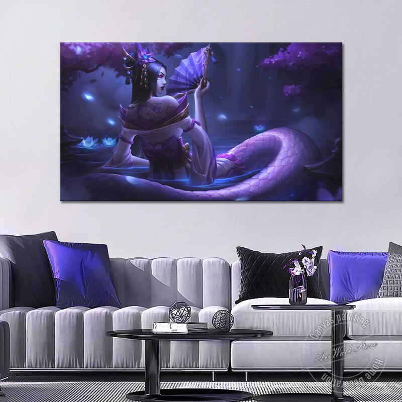 Cassiopeia "Spirit Blossom" Poster - Canvas Painting - League of Legends Fan Store