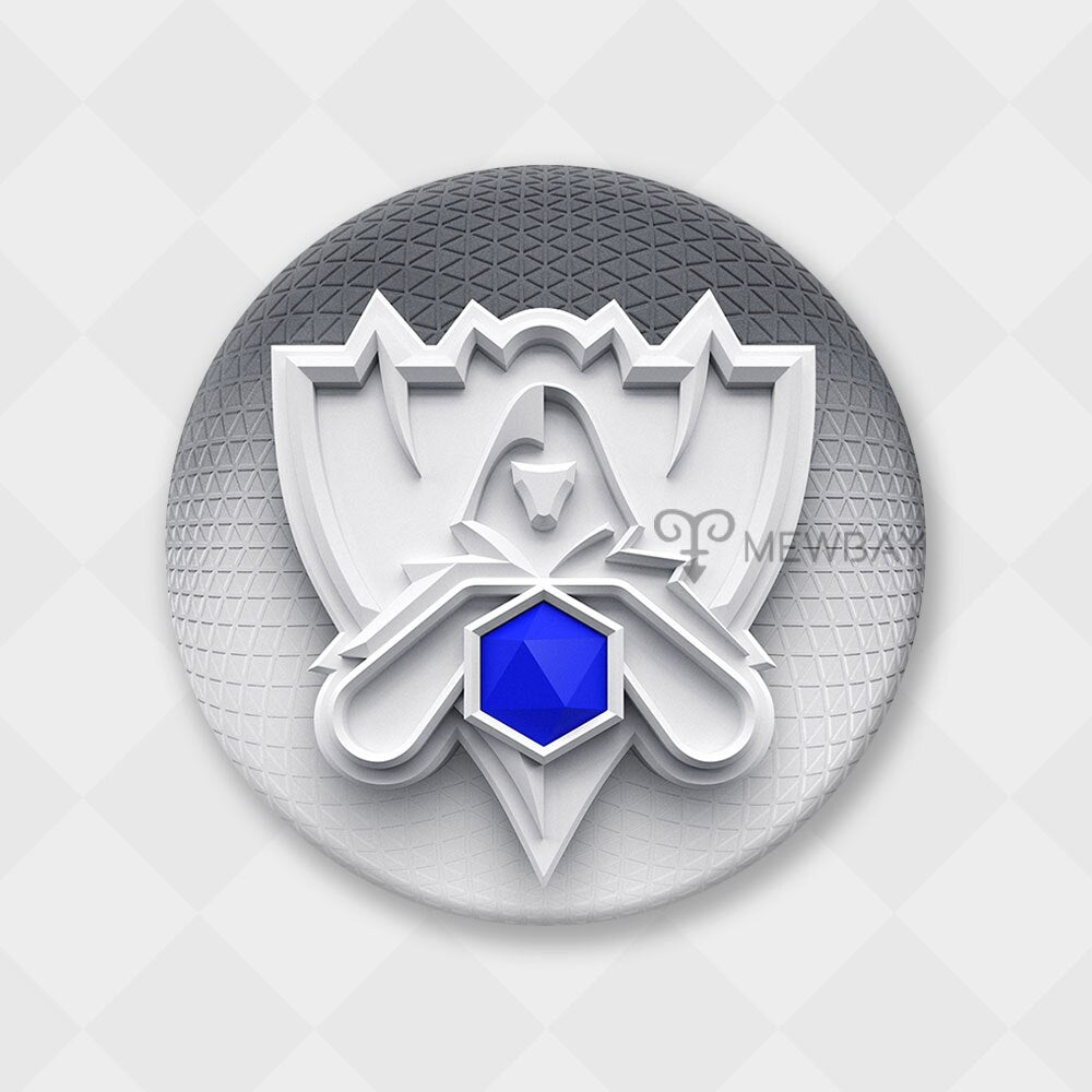 League of Legends Team Logo Badge  Worlds 2021 Lolesports RNG DK FPX PSG C9 LNG DWG EDG HLE FNC T1 - League of Legends Fan Store