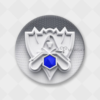 League of Legends Team Logo Badge  Worlds 2021 Lolesports RNG DK FPX PSG C9 LNG DWG EDG HLE FNC T1 - League of Legends Fan Store