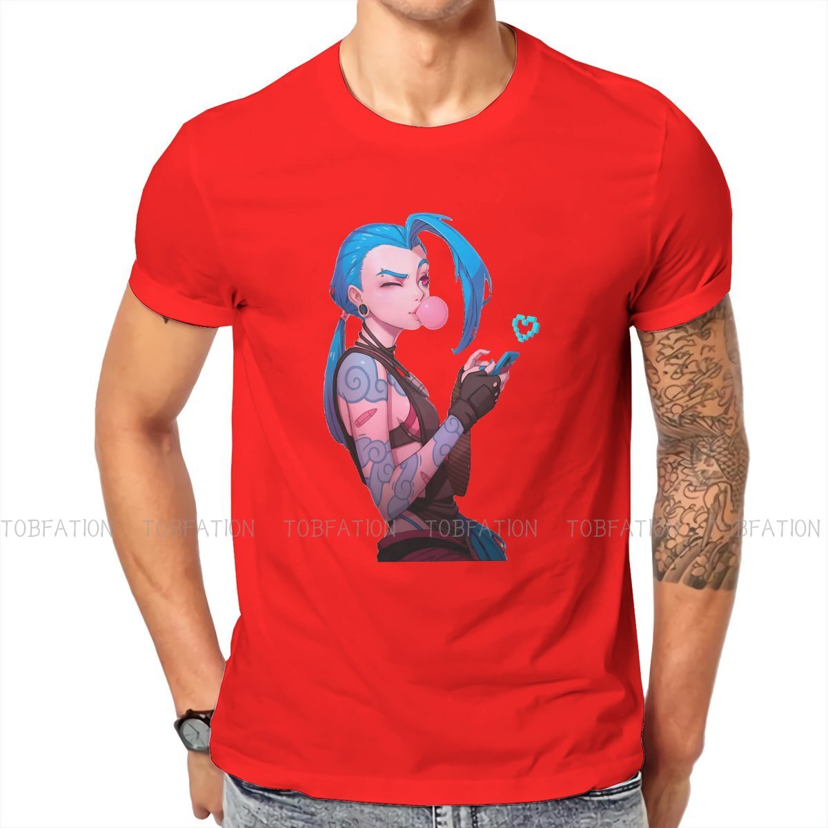 Arcane Jinx T Shirt - League of Legends Fan Store