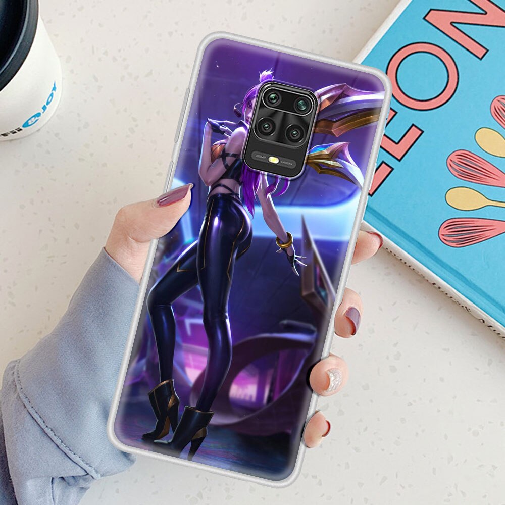 League Legends LOL Kda Case For Xiaomi Redmi Note 9 8 Pro 9S 8T 7 9T Soft Bumper Cover 9A 9C 8A 7A Funda K20 k30 6 6A TPU Coque - League of Legends Fan Store