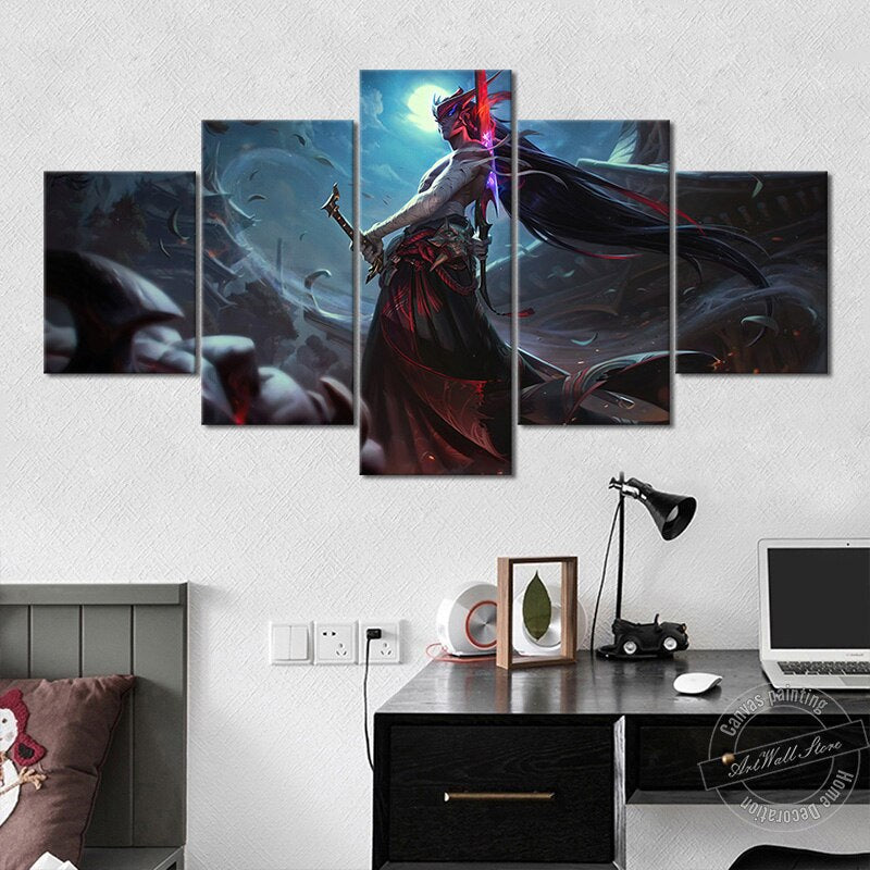 "The Unforgotten" Yone Poster - Canvas Painting - League of Legends Fan Store