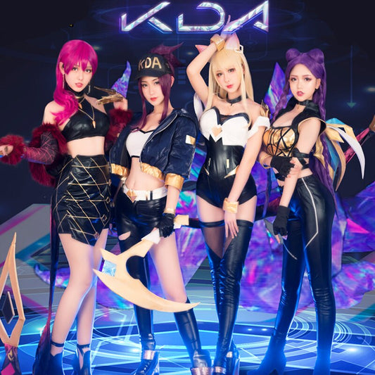 Evelynn Kaisa Akali Ahri Cosplay Costume KDA - League of Legends Fan Store