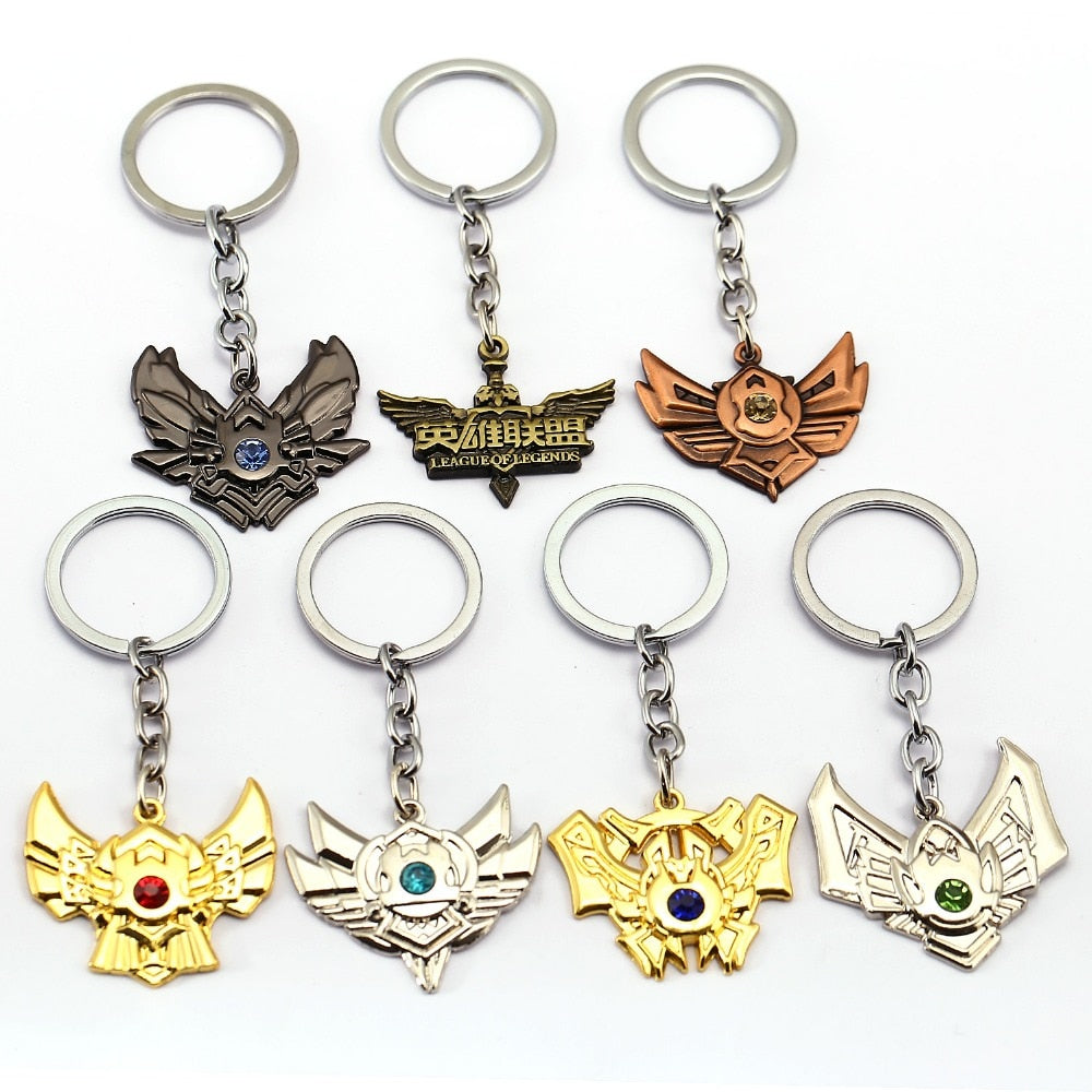 Keychain Legends Rank KeyChains - League of Legends Fan Store