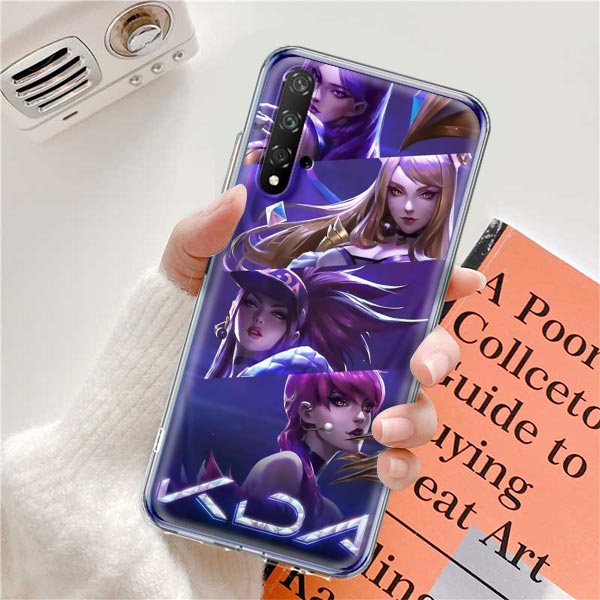 Collection 1 League Legends LOL Kda Case for Huawei Honor 9C 9S 9A 8A 8S 2020 20 20e 20i Y9 Y9s Y8p Y7 Y6 2019 Clear Soft Phone Cover - League of Legends Fan Store