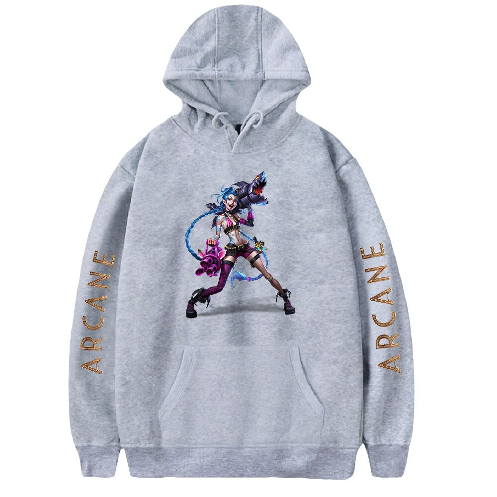 Arcane Jinx Autumn Hoodie - League of Legends Fan Store