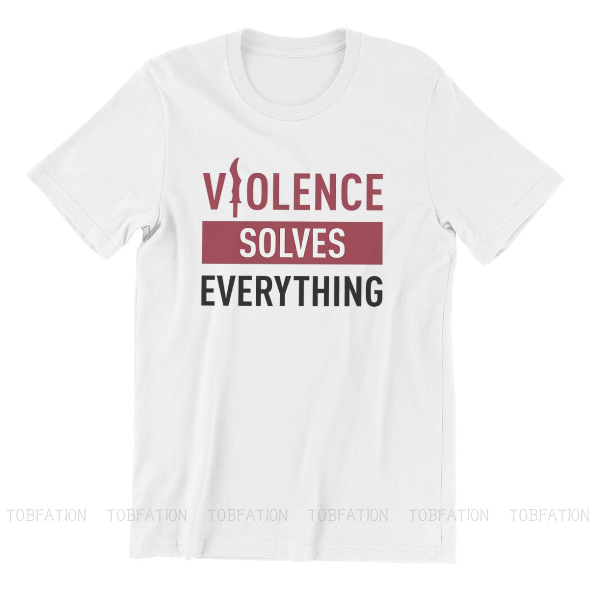 Violence Solves Everything  T Shirt - League of Legends Fan Store