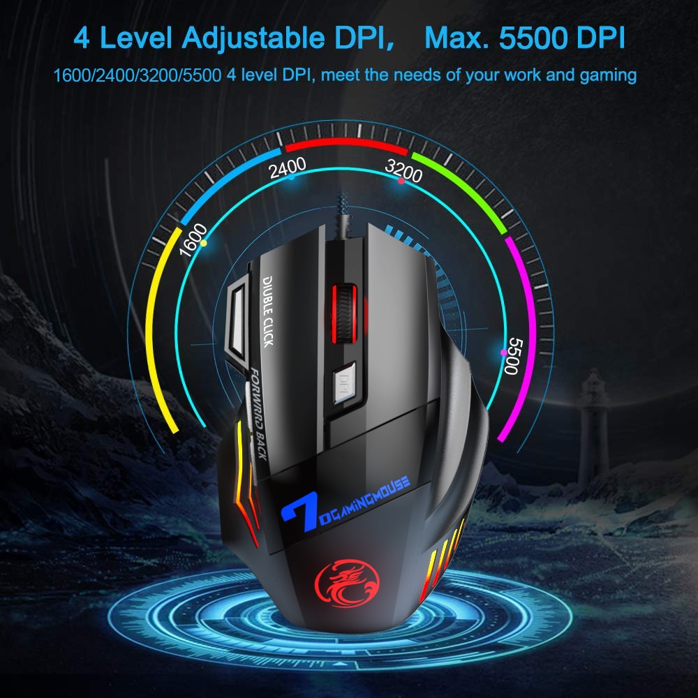 Ergonomic Wired Gaming Mouse - League of Legends Fan Store