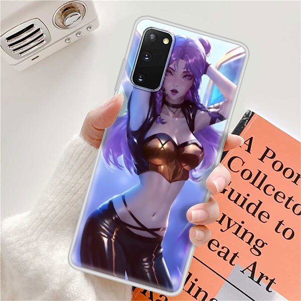 TPU Phone Case For Samsung S20 FE S21 Ultra S10 Plus S9 S8 Coque Bumper Note 10 Lite 20 9 Soft Funda Cover League Legend LOL Kda - League of Legends Fan Store