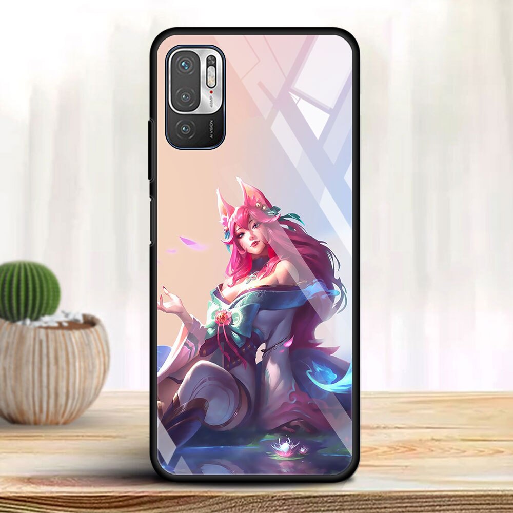 Collection 2 League Of Legends Lol Cool Tempered Glass Moblie Phone Case for Xiaomi Redmi Note 9S 8 Pro 9 10 7 8 8T 9T K20 K40 Pro Shell - League of Legends Fan Store