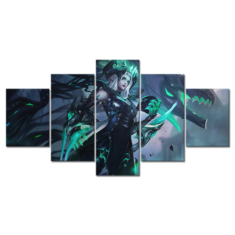 "The Half Dragon Ruined" Shyvana Poster - Canvas Painting - League of Legends Fan Store