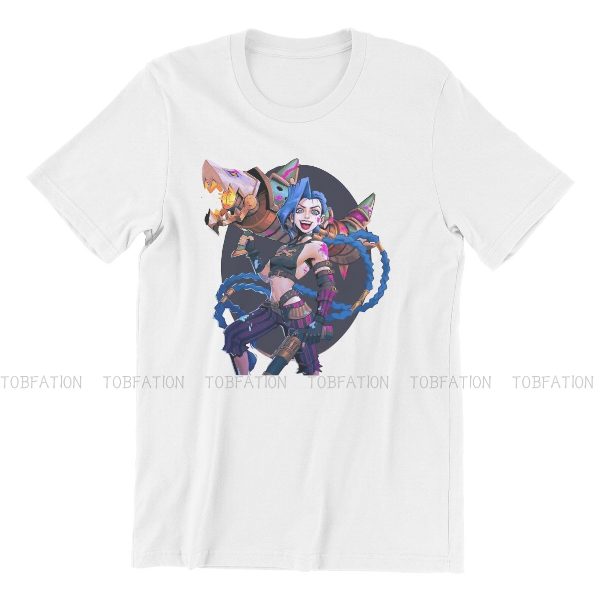 Arcane  Jinx Excited T Shirt - League of Legends Fan Store