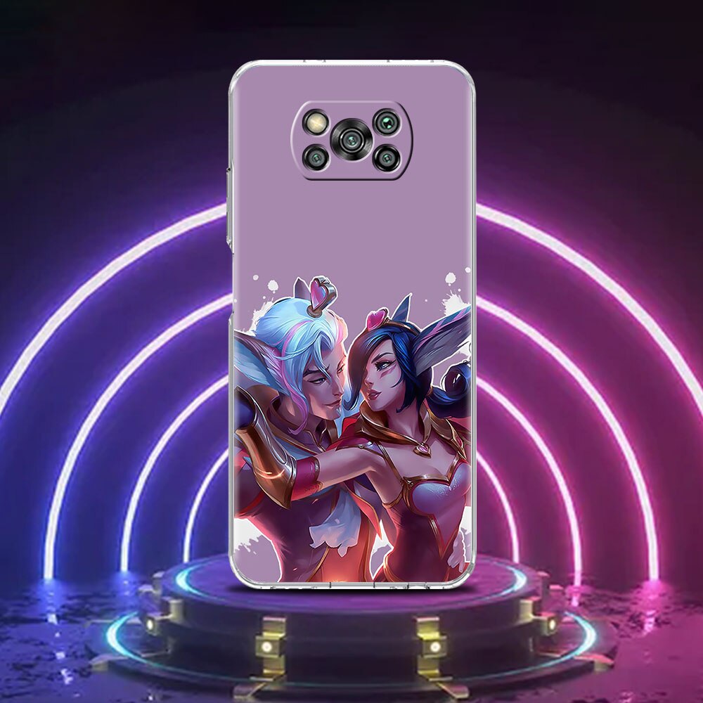 Transparent Soft Phone Case for Xiaomi Mi Poco X3 NFC X3 Pro 5G X3 GT X2 F3 Pocophone F1 Cover Clear Bag Game League Of Legends - League of Legends Fan Store