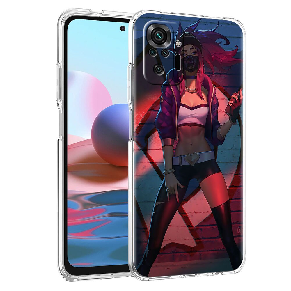 Collection 1 Transparent Soft Phone Case for Xiaomi Redmi Note 10 5G 10 Pro 9s 4G 9 7 8 8T 9T 10S Mobile Phone Bag Game League Of Legends Lol - League of Legends Fan Store