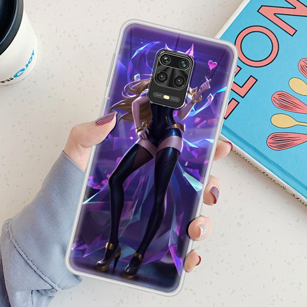 League Legends LOL Kda Case For Xiaomi Redmi Note 9 8 Pro 9S 8T 7 9T Soft Bumper Cover 9A 9C 8A 7A Funda K20 k30 6 6A TPU Coque - League of Legends Fan Store