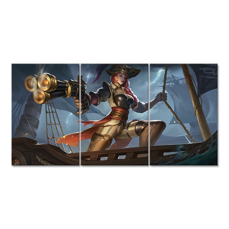 "The Bounty Hunter" Miss Fortune Poster - Canvas Painting - League of Legends Fan Store