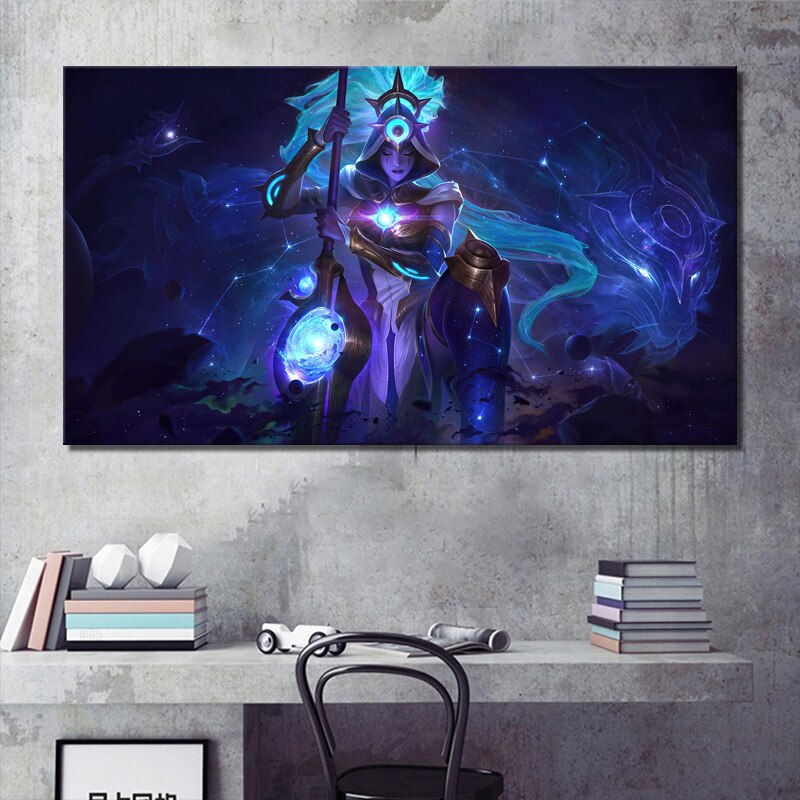 "Dark Star"  Anivia Varus Lissandra Illaoi Nami Skarner Vladimir Poster - Canvas Painting - League of Legends Fan Store