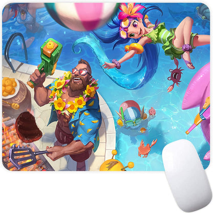 Pool Party Skin Mouse Pad Collection 2 - League of Legends Fan Store