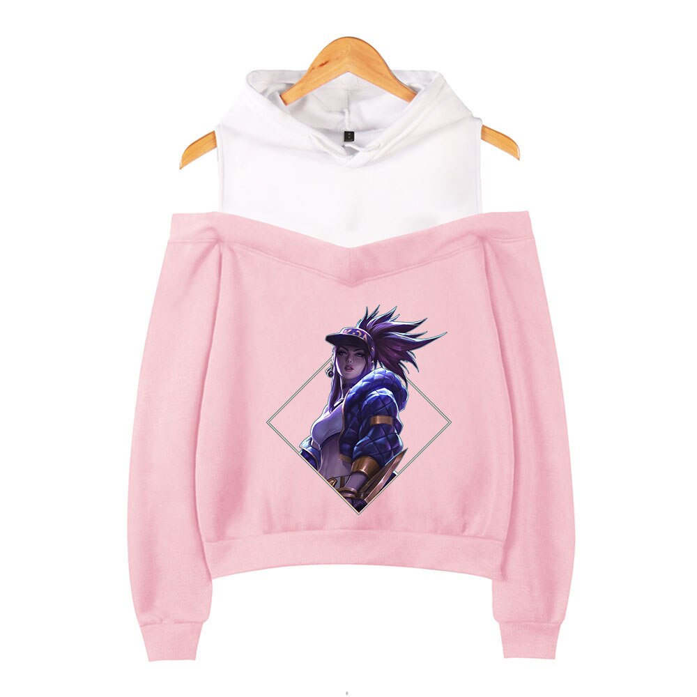 K/DA The Baddest Off-Shoulder Hoodies Collection - League of Legends Fan Store