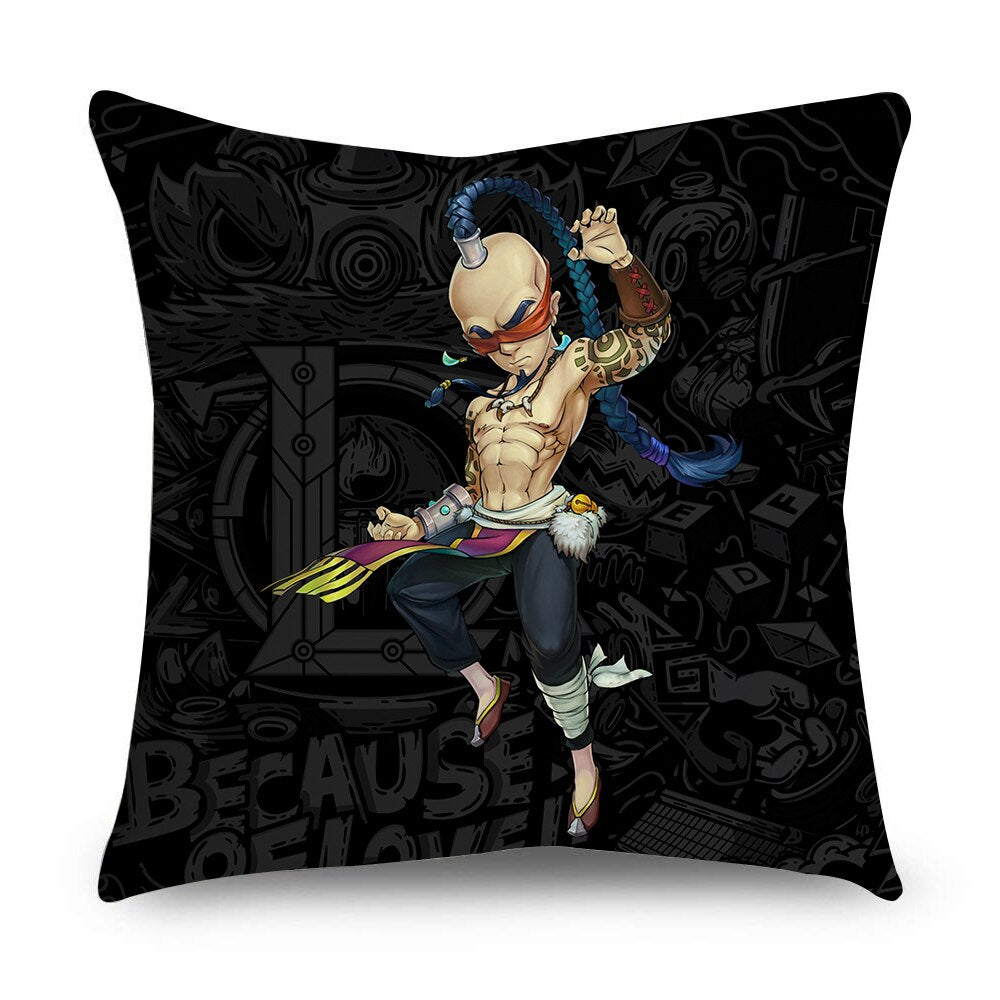 League of Legends Characters Pillowcases-- Nidale Ezreal Ziggs Janna Sejuani Zyra Varus Fizz Talon Graves Vladimir Riven Nami Vayne Zed Viktor Lee Sin Diana Nocturne - League of Legends Fan Store