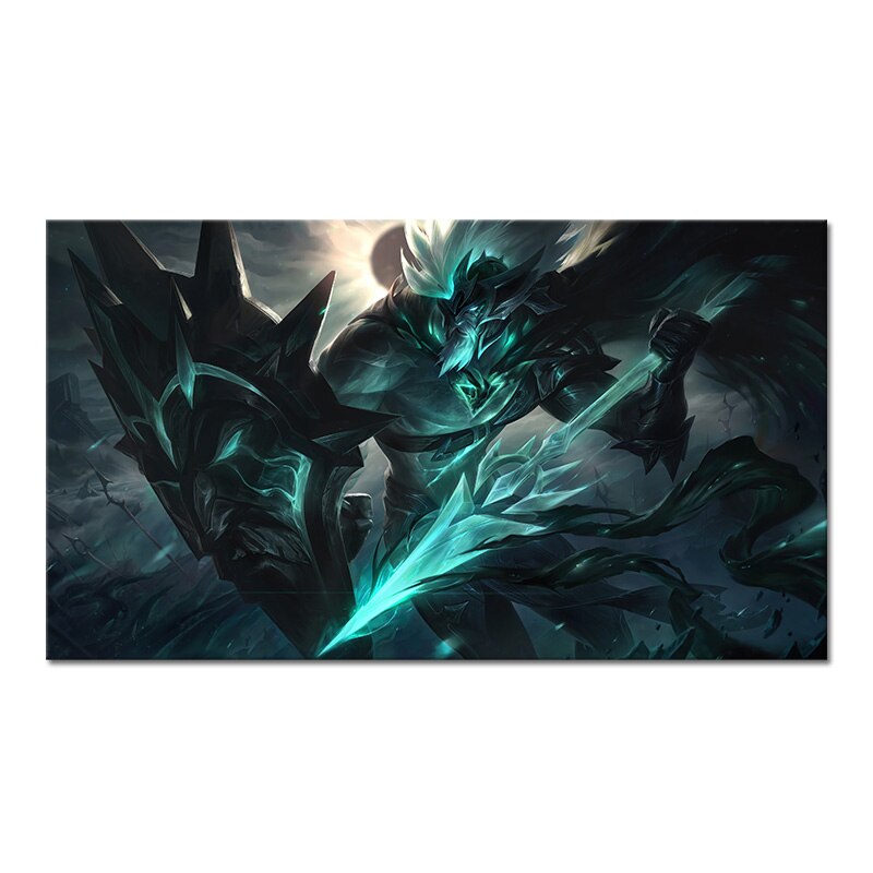 "Ruined" Pantheon  "The Unbreakable Spear Atreus" Poster - Canvas Painting - League of Legends Fan Store