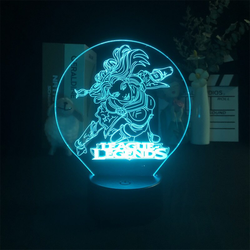 Luxanna Crownguard 3D Led Nightlight - League of Legends Fan Store